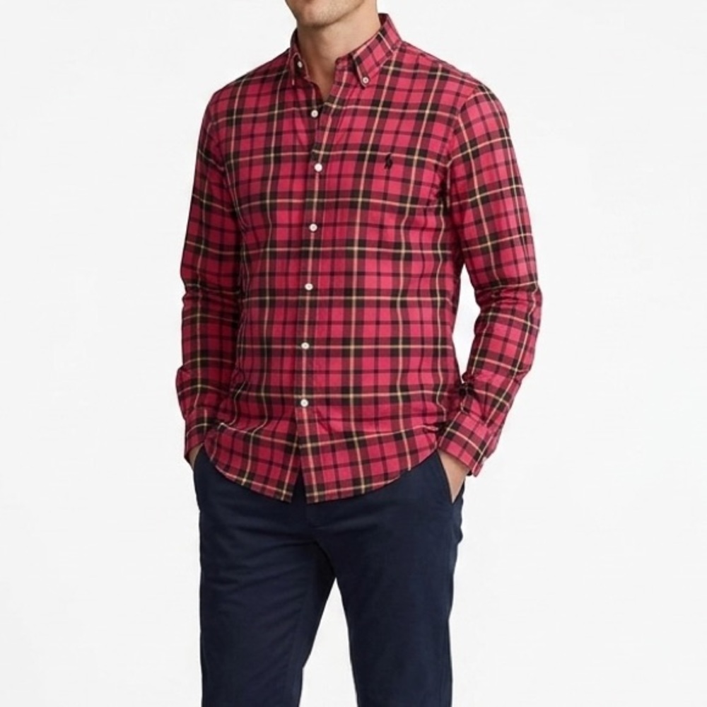 Ralph Lauren Plaid Button Down Shirt